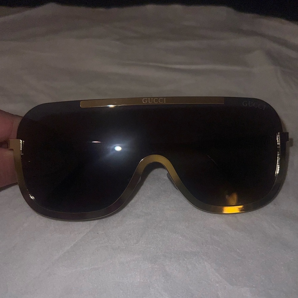 G gold and brown Sunglasses new